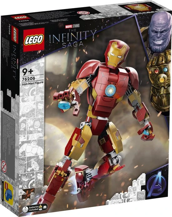 76206 Lego Marvel Iron Man Figuur 1 76206 Lego Marvel Iron Man Figuur