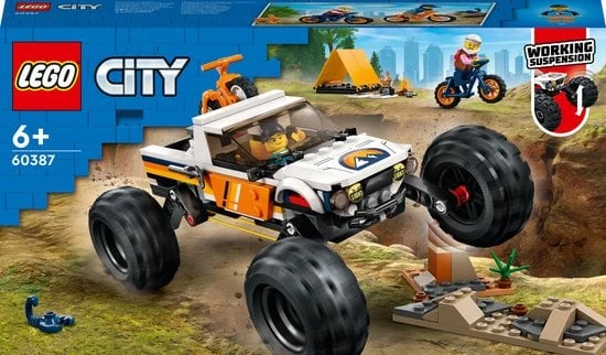 60387 Lego City 4x4 Terreinwagen 1 60387 Lego City 4x4 Terreinwagen