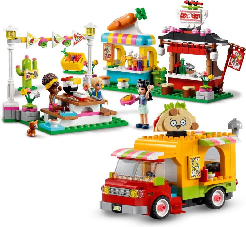 41701 LEGO Friends Streetfoodmarkt 2 41701 LEGO Friends Streetfoodmarkt - Afbeelding 2