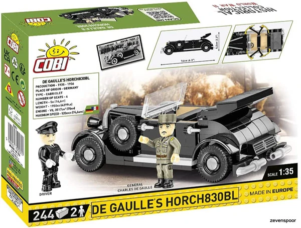 2261 Cobi De Gaulle’s HORCH830BL 2 2261 Cobi De Gaulle’s HORCH830BL - Afbeelding 2