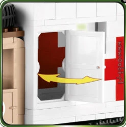 2518 Cobi Bouw Sets Ford V3000S Maultier Ambulance 13 2518 Cobi Bouw Sets Ford V3000S Maultier Ambulance -Kinderspeelgoedwinkel CO2518 6