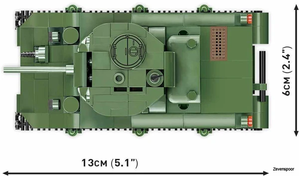 2715 Cobi WWII SHERMAN M4A1 6 2715 Cobi WWII SHERMAN M4A1 - Afbeelding 6