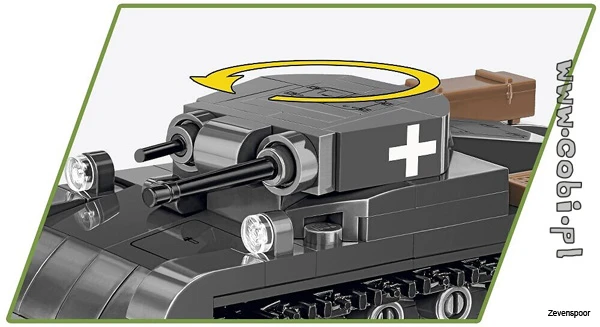 2718 Cobi Bouw Sets Panzer II Ausf. A 4 2718 Cobi Bouw Sets Panzer II Ausf. A - Afbeelding 4