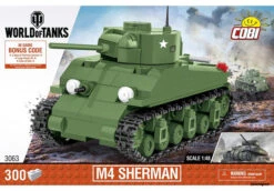 3063 Cobi Bouw Sets M4 Sherman Tank / 1:48 Schaal