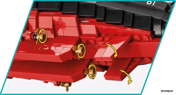 4836 Cobi WWII IOWA-CLASS BATTLESHIP- EXECUTIVE EDITION 5 4836 Cobi WWII IOWA-CLASS BATTLESHIP- EXECUTIVE EDITION - Afbeelding 5