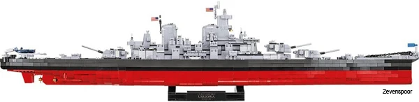 4836 Cobi WWII IOWA-CLASS BATTLESHIP- EXECUTIVE EDITION 8 4836 Cobi WWII IOWA-CLASS BATTLESHIP- EXECUTIVE EDITION - Afbeelding 8