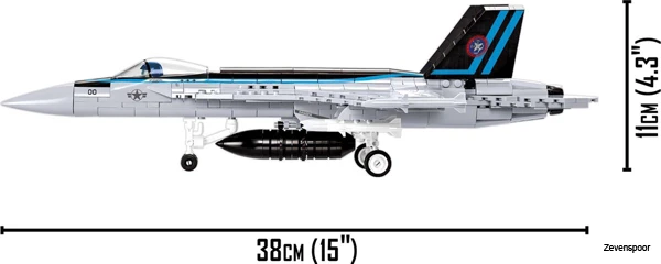 5805 Cobi Bouw Sets F/a 18E Super Hornet Scale 1:48 6 5805 Cobi Bouw Sets F/a 18E Super Hornet Scale 1:48 - Afbeelding 6