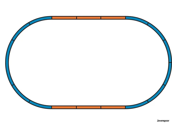97932 Piko S-Set Elektrotriebwg. Hondekop NS A-Gleis & B IV 2 97932 Piko S-Set Elektrotriebwg. Hondekop NS A-Gleis & B IV - Afbeelding 2