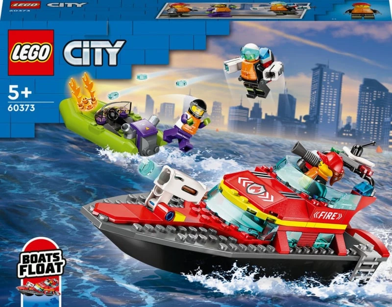 60373 Lego City Brandweerboot 1 60373 Lego City Brandweerboot