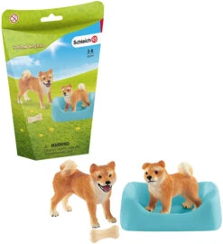 Shiba Inu Schleich 42479 Set