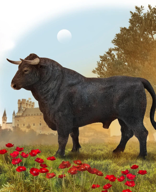 Spaanse Vechtstier CollectA 88803 2 Spaanse Vechtstier CollectA 88803 - Afbeelding 2